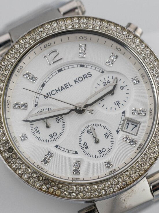 Michael Kors MK-5335 Chronograph Quartz Analog Women\'s Watch New Battery main image 9